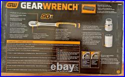 GearWrench 106 Pc. 1/4 in. & 3/8 in. SAE/Metric 90T Mechanic Tool Set