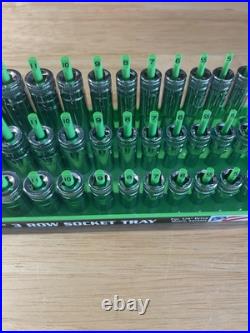 GearWrench 1/4 Metric & SAE Shallow Mid Deep 6 pt Sockets with Hansen Trays GearWrench 1/4 Metric & SAE Shallow Mid Deep 6 pt Sockets with Hansen Trays