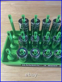 GearWrench 1/4 Metric & SAE Shallow Mid Deep 6 pt Sockets with Hansen Trays GearWrench 1/4 Metric & SAE Shallow Mid Deep 6 pt Sockets with Hansen Trays