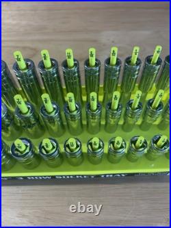 GearWrench 1/4 Metric & SAE Shallow Mid Deep 6 pt Sockets with Hansen Trays