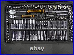 GearWrench 1/4in & 3/8in 106 Piece SAE/Metric Mechanics Tool Set 83001