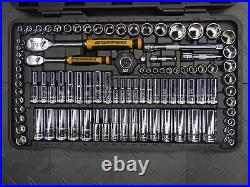 GearWrench 1/4in & 3/8in 106 Piece SAE/Metric Mechanics Tool Set 83001