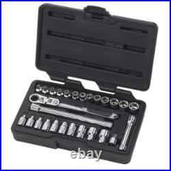 GearWrench 27 Piece 1/4 Inch Drive Pass-Thru 6 Point Standard SAE/Metric Mechani GearWrench 27 Piece 1/4 Inch Drive Pass-Thru 6 Point Standard SAE/Metric Mechani