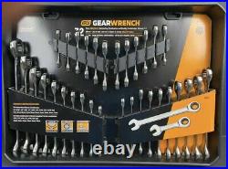 GearWrench 32-Piece Ratcheting Wrench Set Stubby & Standard SAE/Metric. NEW
