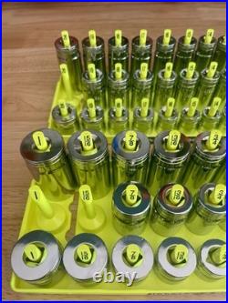 GearWrench 3/8 Metric & SAE Shallow Mid Deep 6 pt Sockets with Hansen Trays