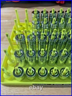 GearWrench 3/8 Metric & SAE Shallow Mid Deep 6 pt Sockets with Hansen Trays