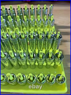 GearWrench 3/8 Metric & SAE Shallow Mid Deep 6 pt Sockets with Hansen Trays