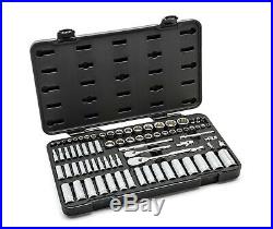 GearWrench 76pc SAE/Metric Master 12-Point Socket Ratchet Set 1/4 & 3/8dr #80948