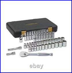 GearWrench 80700P 49 Pc. 1/2 Drive 6-Pt Standard/Deep SAE/Metric Mechanics Set