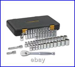 GearWrench 80700P 49 Pc. 1/2 Drive 6-Pt Standard/Deep SAE/Metric Mechanics Set