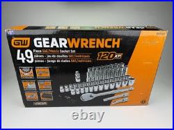 GearWrench 80700P 49 Pc. 1/2 Drive 6-Pt Standard/Deep SAE/Metric Mechanics Set
