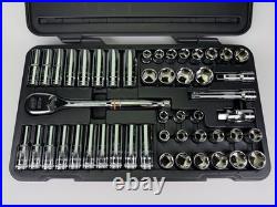 GearWrench 80700P 49 Pc. 1/2 Drive 6-Pt Standard/Deep SAE/Metric Mechanics Set