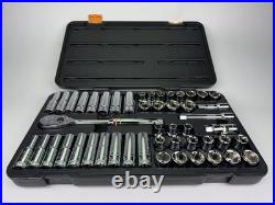 GearWrench 80700P 49 Pc. 1/2 Drive 6-Pt Standard/Deep SAE/Metric Mechanics Set
