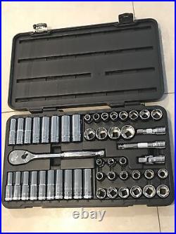GearWrench 81304-G 49 Pc. 1/2 Drive 6-Pt Standard/Deep SAE/Metric Mechanics Set