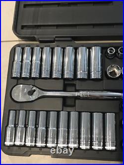GearWrench 81304-G 49 Pc. 1/2 Drive 6-Pt Standard/Deep SAE/Metric Mechanics Set