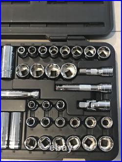 GearWrench 81304-G 49 Pc. 1/2 Drive 6-Pt Standard/Deep SAE/Metric Mechanics Set