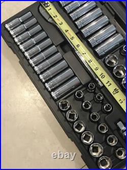 GearWrench 81304-G 49 Pc. 1/2 Drive 6-Pt Standard/Deep SAE/Metric Mechanics Set