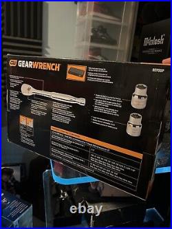 GearWrench Mechanics Tool Set 1/2 Drive SAE/Metric Standard Deep (49-Piece) NEW