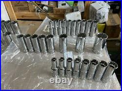 GearWrench Mechanics Tool Set Silver used missing 7 pieces (F0)