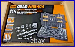 Gearwrench 114 Piece SAE/Metric Ratcheting Tap & Die Set 82812