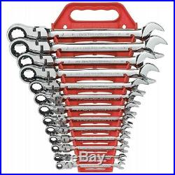 Gearwrench 13pc SAE Flex Head Ratcheting Combo Box Wrenches Standard Set 9702D