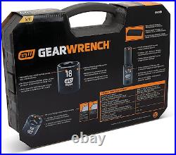 Gearwrench 44 Pc 3/8 Drive 6 Point Standard & Deep Impact Sae/Metric Socket Set