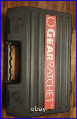 Gearwrench 46pc 1/4 + 3/8 Drive 6pt Pass-Thru Socket Set New Old Stock