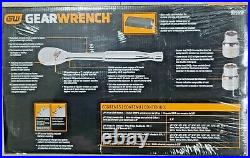 Gearwrench 56pc 3/8dr. Socket Wrench, Ratchet Set, SAE & Metric 120XP #80550P
