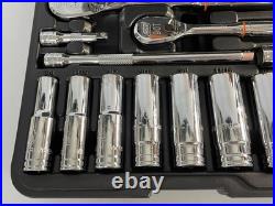 Gearwrench 68pc 1/4 & 3/8dr Socket Wrench Ratchet Set, SAE & Metric 84T #83000