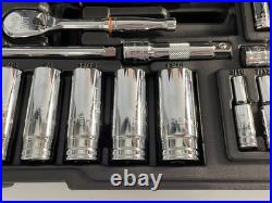 Gearwrench 68pc 1/4 & 3/8dr Socket Wrench Ratchet Set, SAE & Metric 84T #83000