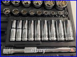 Gearwrench 68pc 1/4 & 3/8dr Socket Wrench Ratchet Set, SAE & Metric 84T #83000