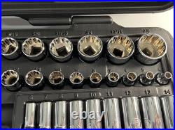 Gearwrench 68pc 1/4 & 3/8dr Socket Wrench Ratchet Set, SAE & Metric 84T #83000