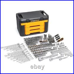 Gearwrench 80972 Mechanics Tool Set, 12 Point SAE/Metric, 243 Piece