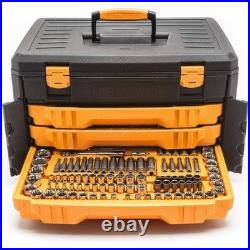 Gearwrench 80972 Mechanics Tool Set, 12 Point SAE/Metric, 243 Piece
