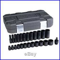 Gearwrench 84919N 25 Piece 3/8 Dr. 6 Point SAE Standard/Deep Impact Socket Set