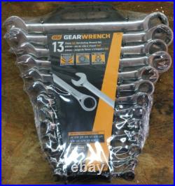 Gearwrench KDT9312 13-PC 72-Tooth 12 Point Ratcheting Combination Sae Wrench Set
