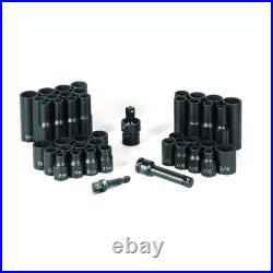 Grey Pneumatic 1643RD SAE & Metric Standard / Deep Impact Socket Set 43-pcs