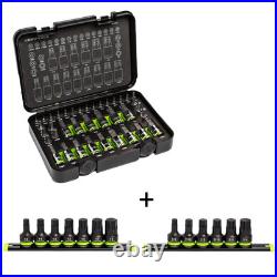 GripEdge Master RPT Hex Bit Allen Socket 38pc + Metric & SAE Hex Driver Set