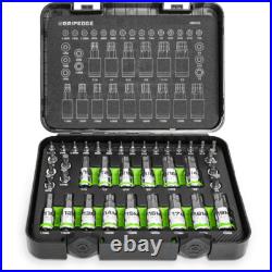 Grip Edge MH38S 38 Pc Master RPT Hex Bit Allen Socket Set Metric & SAE