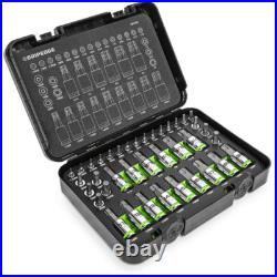 Grip Edge MH38S 38 Pc Master RPT Hex Bit Allen Socket Set Metric & SAE