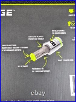 Grip Edge MH38S 38 Pc Master RPT Hex Bit Allen Socket Set Metric & SAE GRIPEDGE