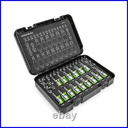 Gripedge 38 Pc Master RPT Hex Bit Allen Socket Set Metric & SAE MH38S Sealed New