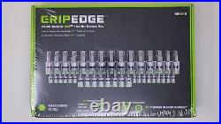 Gripedge 38 Pc Master RPT Hex Bit Allen Socket Set Metric & SAE MH38S Sealed New