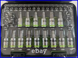 Gripedge MH38S 38 Piece Master RPT Hex Bit Allen Socket Set Metric & SAE