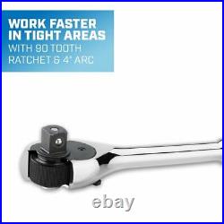 HART 275 pc Mechanics Tool Set SAE/ Metric Socket Ratchet Wrench Socket Set Case