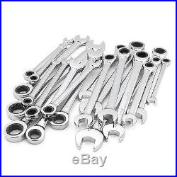 H Craftsman Ratchet Wrench Sets, 10 SAE/Inch 1/4-3/4, 10 Metric/MM 6-18 or Both