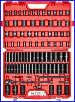 Heavy-Duty 91-Piece Impact Socket Set, SAE & Metric
