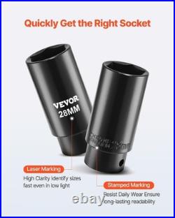 Heavy-Duty 91-Piece Impact Socket Set, SAE & Metric