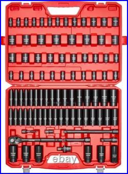 Heavy-Duty 91-Piece Impact Socket Set, SAE & Metric