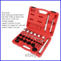 `Hot 33pcs Master Bushing Driver Set Metric And Standard SAE Bearing Seal `Hot 33pcs Master Bushing Driver Set Metric And Standard SAE Bearing Seal